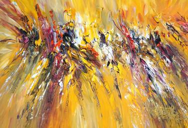 Original Abstract Expressionism Abstract Paintings by Peter Nottrott