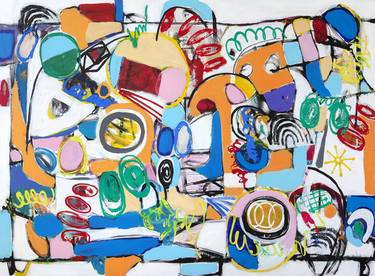 Original Modernism Abstract Painting by Tommy Lennartsson