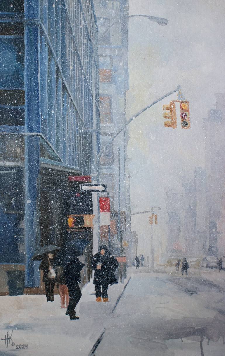 Original Impressionism Architecture Painting by Zhanna Kondratenko