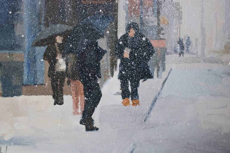 Original Impressionism Architecture Painting by Zhanna Kondratenko