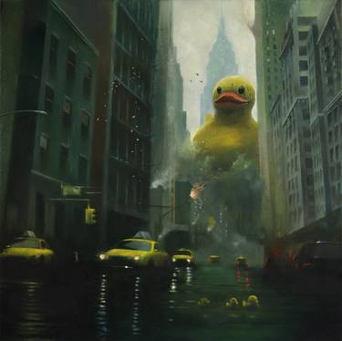 Original Photorealism Pop Culture/Celebrity Painting by Wayne Chang