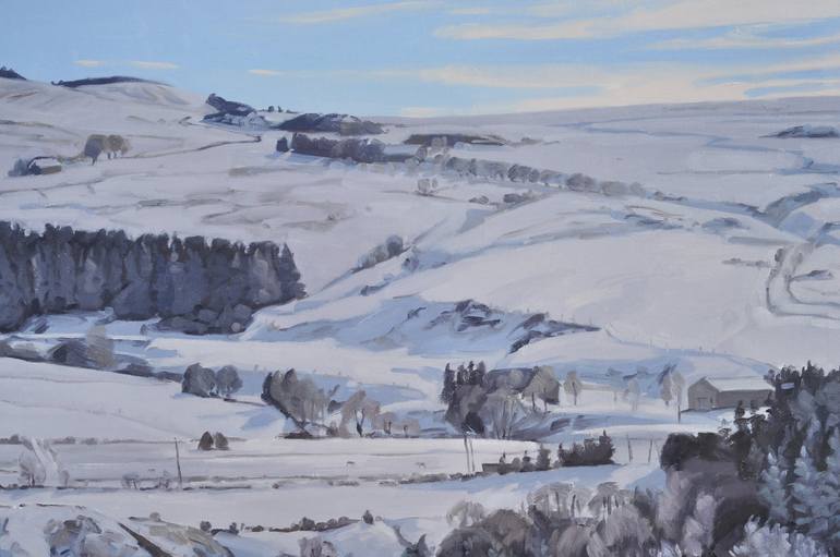 Original Fine Art Landscape Painting by Anne Baudequin