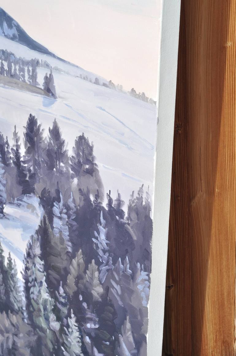 Original Fine Art Landscape Painting by Anne Baudequin