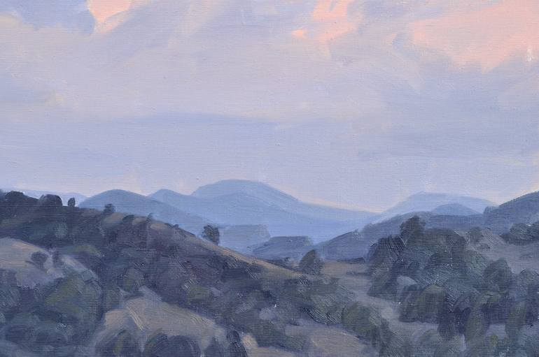 Original Impressionism Landscape Painting by Anne Baudequin