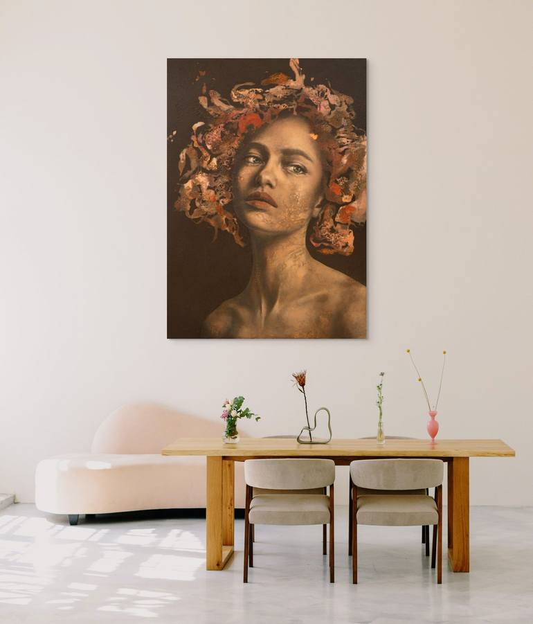 Original Impressionism Women Painting by Iris Schreven