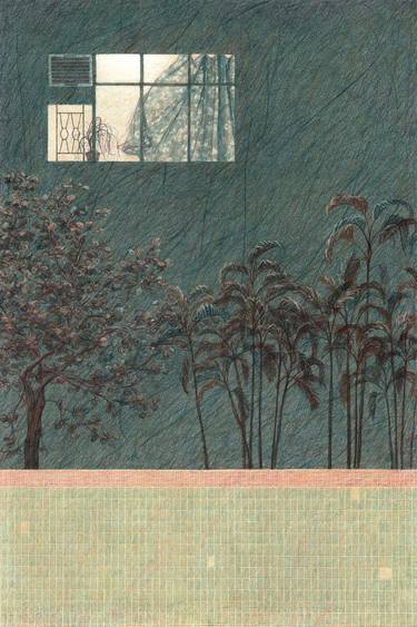 Original Contemporary Home Drawing by June Siu Ling Wong