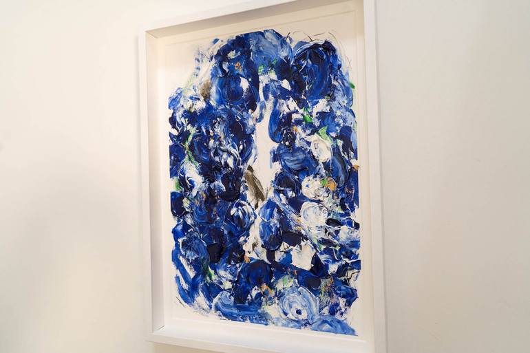 Original Abstract Floral Painting by Tomoya Nakano