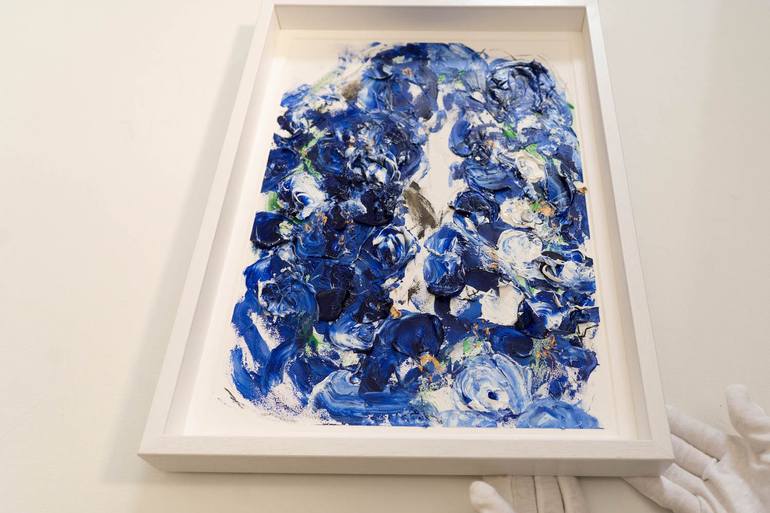 Original Abstract Floral Painting by Tomoya Nakano