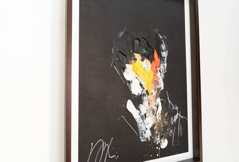 Original Abstract Portrait Painting by Tomoya Nakano