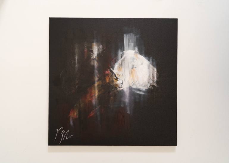 Original Abstract Animal Painting by Tomoya Nakano