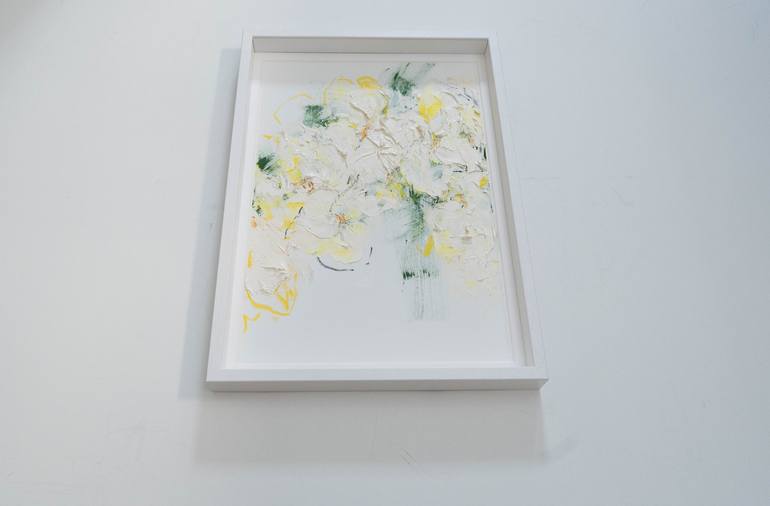 Original Abstract Floral Painting by Tomoya Nakano