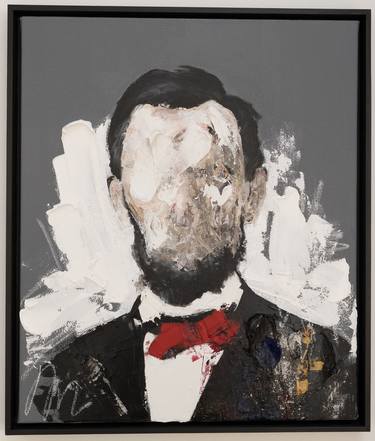 Original Abstract Men Paintings by Tomoya Nakano
