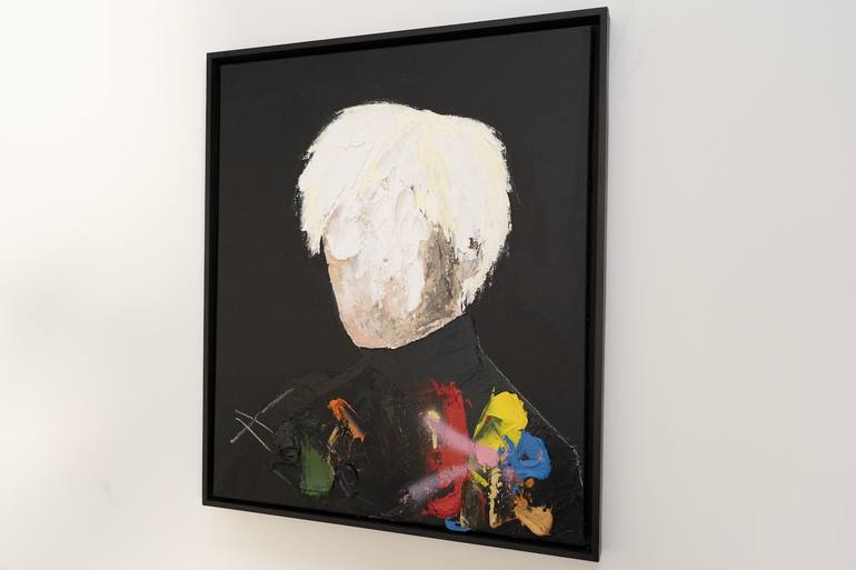 Original Abstract Men Painting by Tomoya Nakano