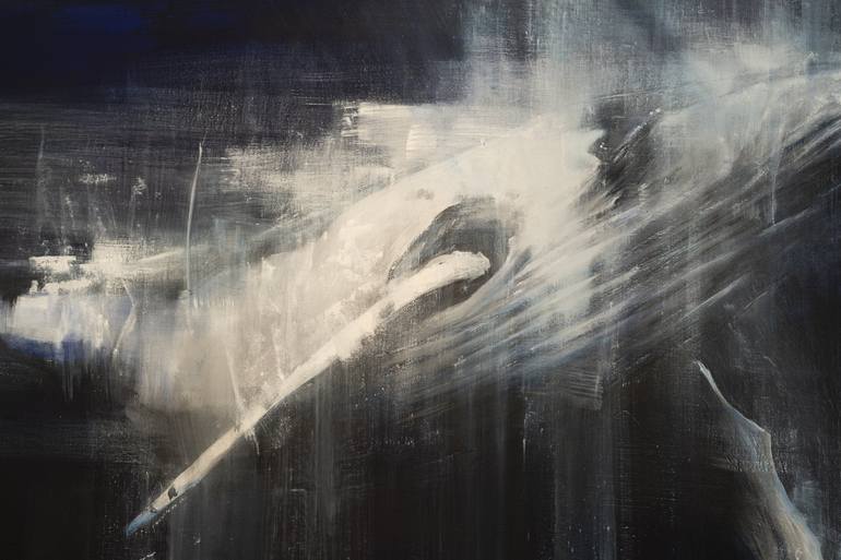 Original Abstract Animal Painting by Tomoya Nakano