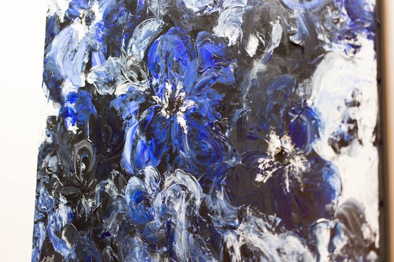 Original Abstract Floral Painting by Tomoya Nakano