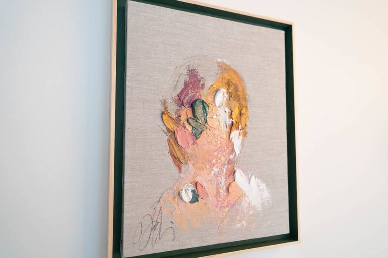 Original Abstract Portrait Painting by Tomoya Nakano