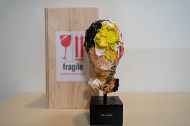 Original Abstract Portrait Sculpture by Tomoya Nakano