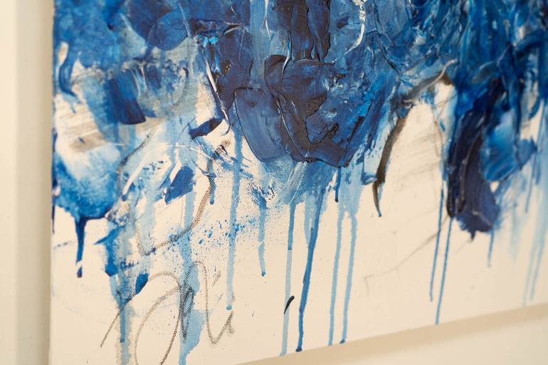 Original Abstract Floral Painting by Tomoya Nakano