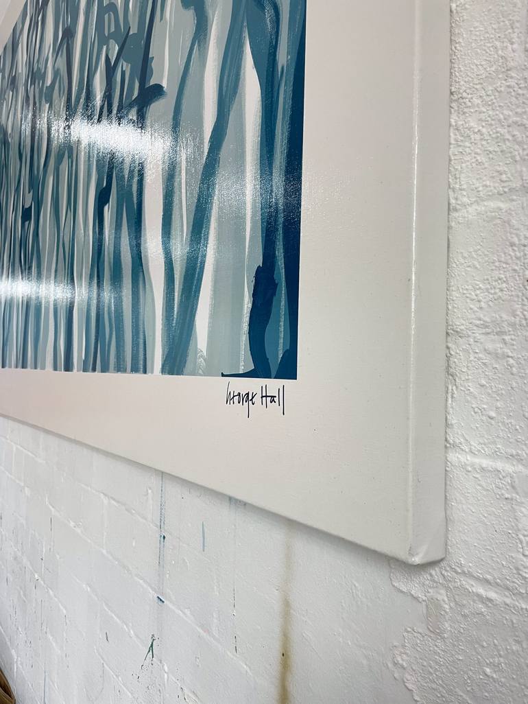 Original Abstract Painting by George Hall