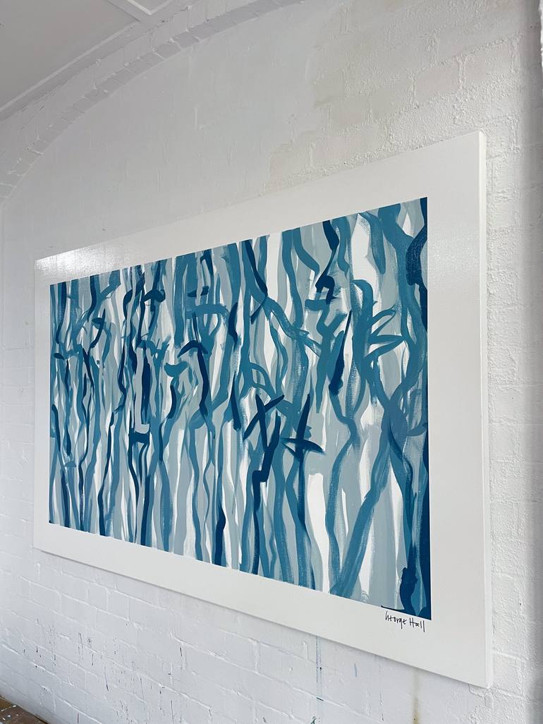 Original Abstract Painting by George Hall