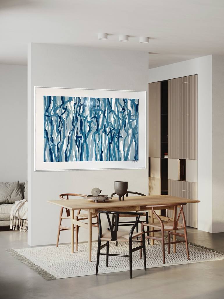 Original Abstract Painting by George Hall
