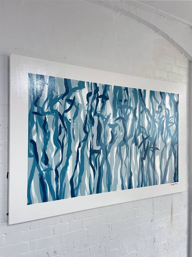 Original Abstract Painting by George Hall