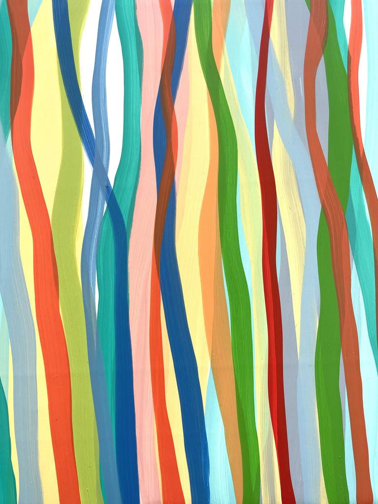 Original Abstract Painting by George Hall