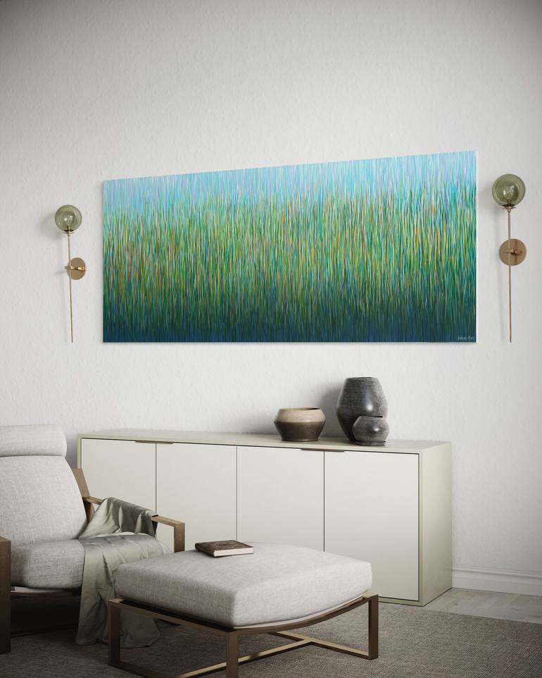 Original Abstract Painting by George Hall