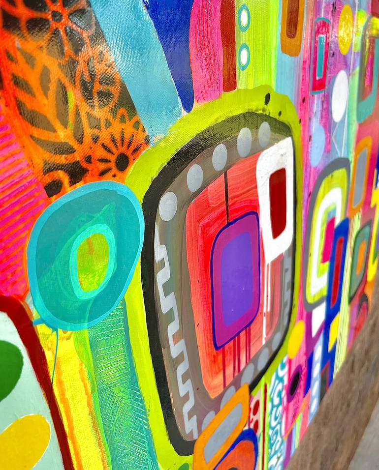 Original Contemporary Abstract Painting by Rick Vanhook