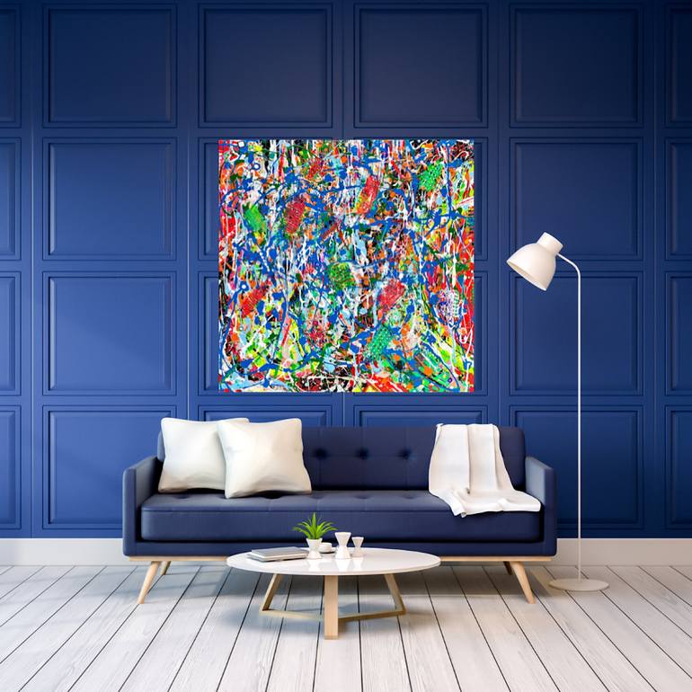 Original Contemporary Abstract Painting by Rick Vanhook