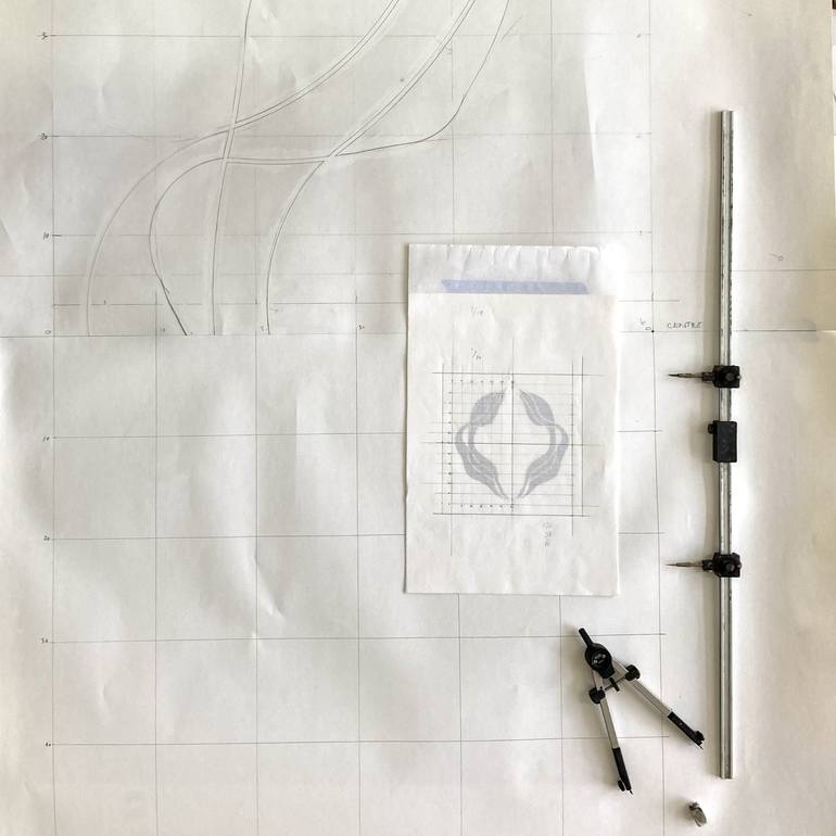 Original Contemporary Abstract Drawing by Marek Tobolewski
