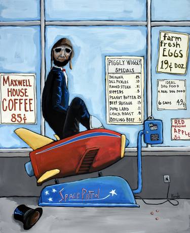 Original Fine Art Travel Painting by David Hinds