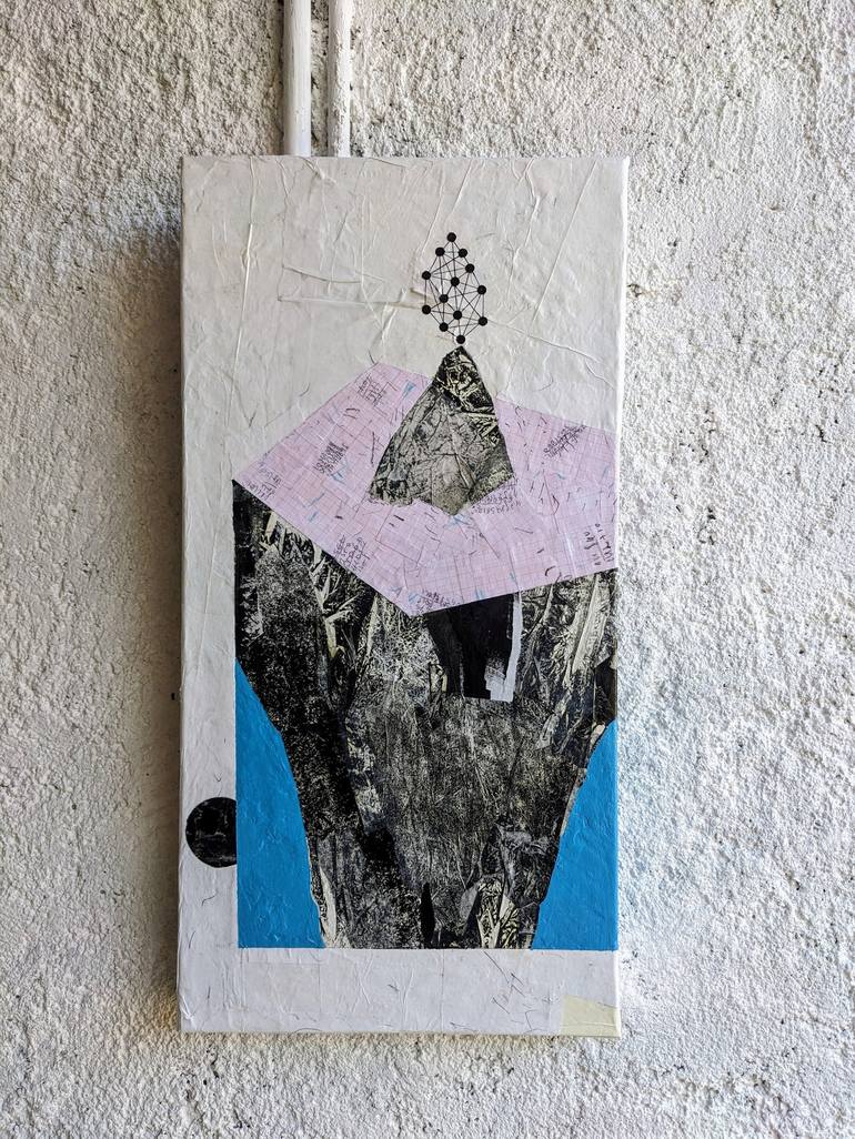 Original Abstract Expressionism Landscape Mixed Media by Chiara Criniti