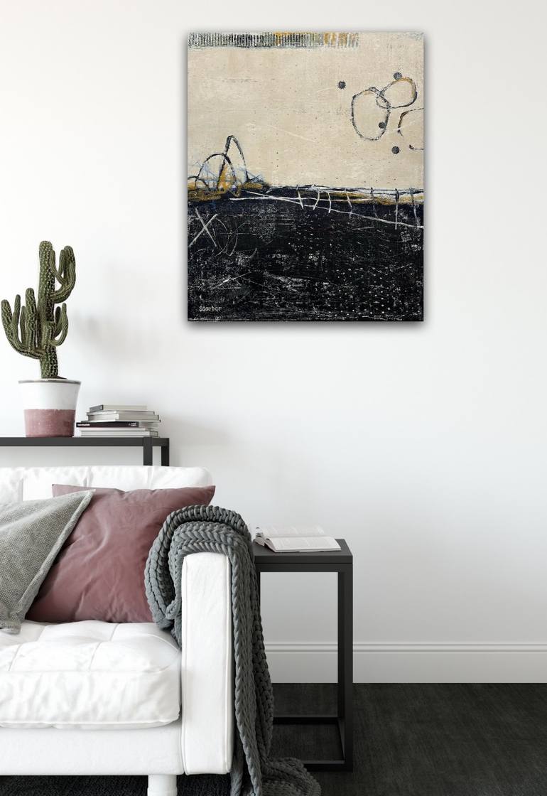 Original Abstract Expressionism Abstract Painting by Shellie Garber