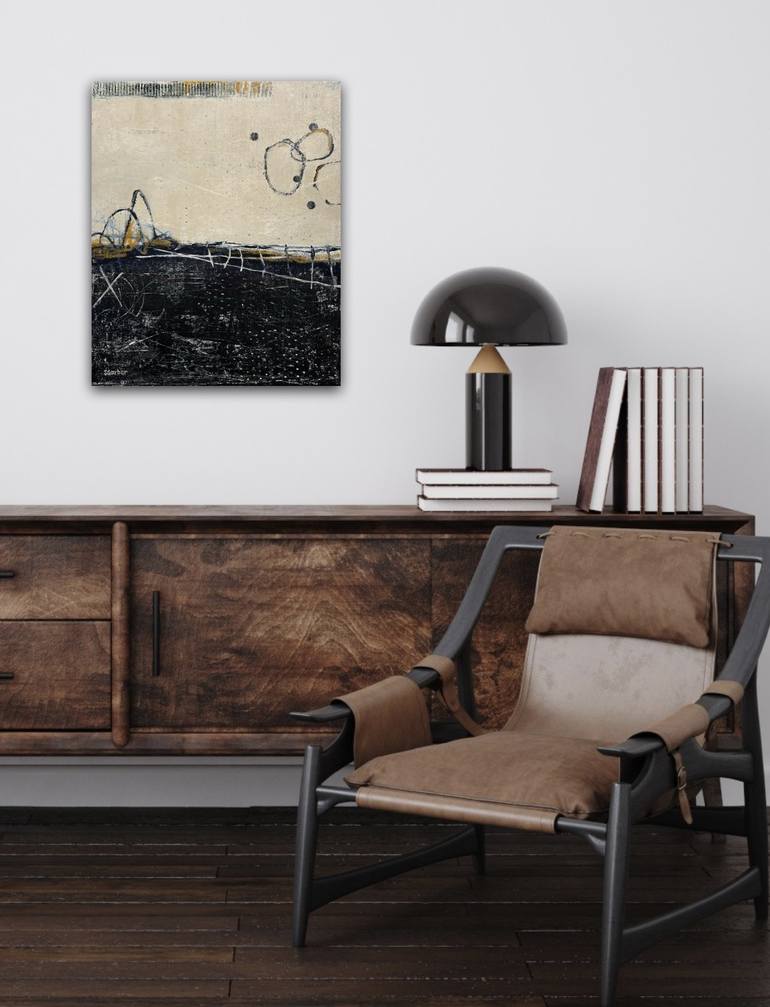 Original Abstract Expressionism Abstract Painting by Shellie Garber
