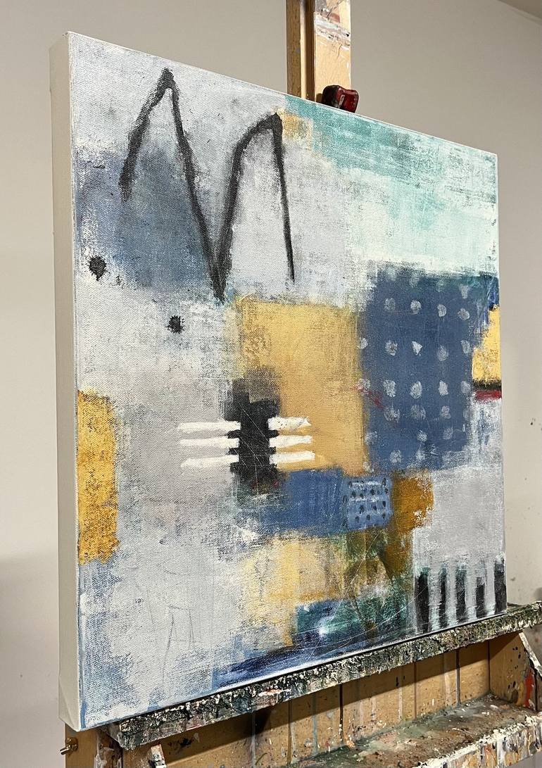 Original Abstract Animal Painting by Shellie Garber
