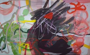 Original Abstract Expressionism Abstract Painting by Wendy Grace