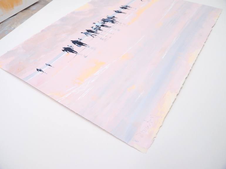 Original Contemporary Beach Painting by Carlos Martín