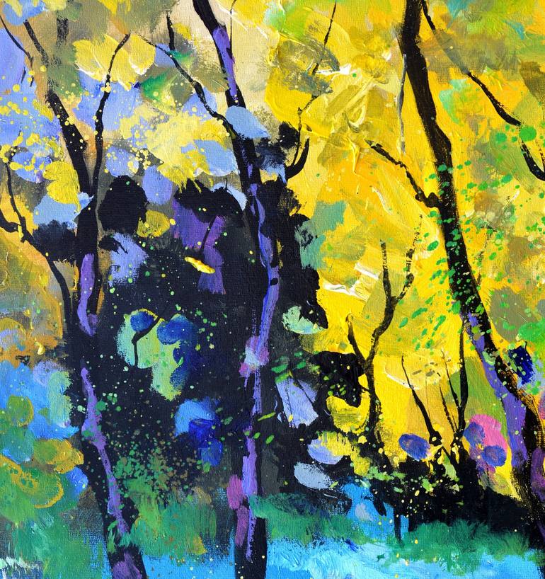 Original Expressionism Landscape Painting by Pol Ledent
