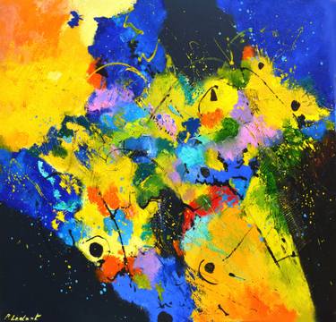 Original Abstract Painting by Pol Ledent