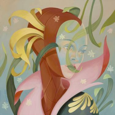 Original Contemporary Fantasy Painting by Dany Paragouteva