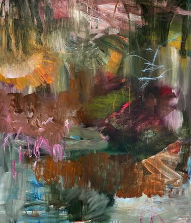 Original Abstract Expressionism Botanic Painting by BjøRnar Aaslund