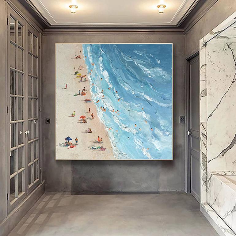 Original Abstract Expressionism Abstract Painting by Jingshen You