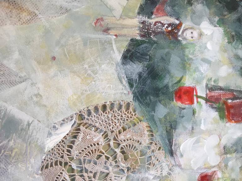 Original Figurative Children Painting by Magda Lazar