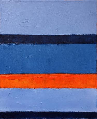 Original Art Deco Abstract Painting by Leon Grossmann